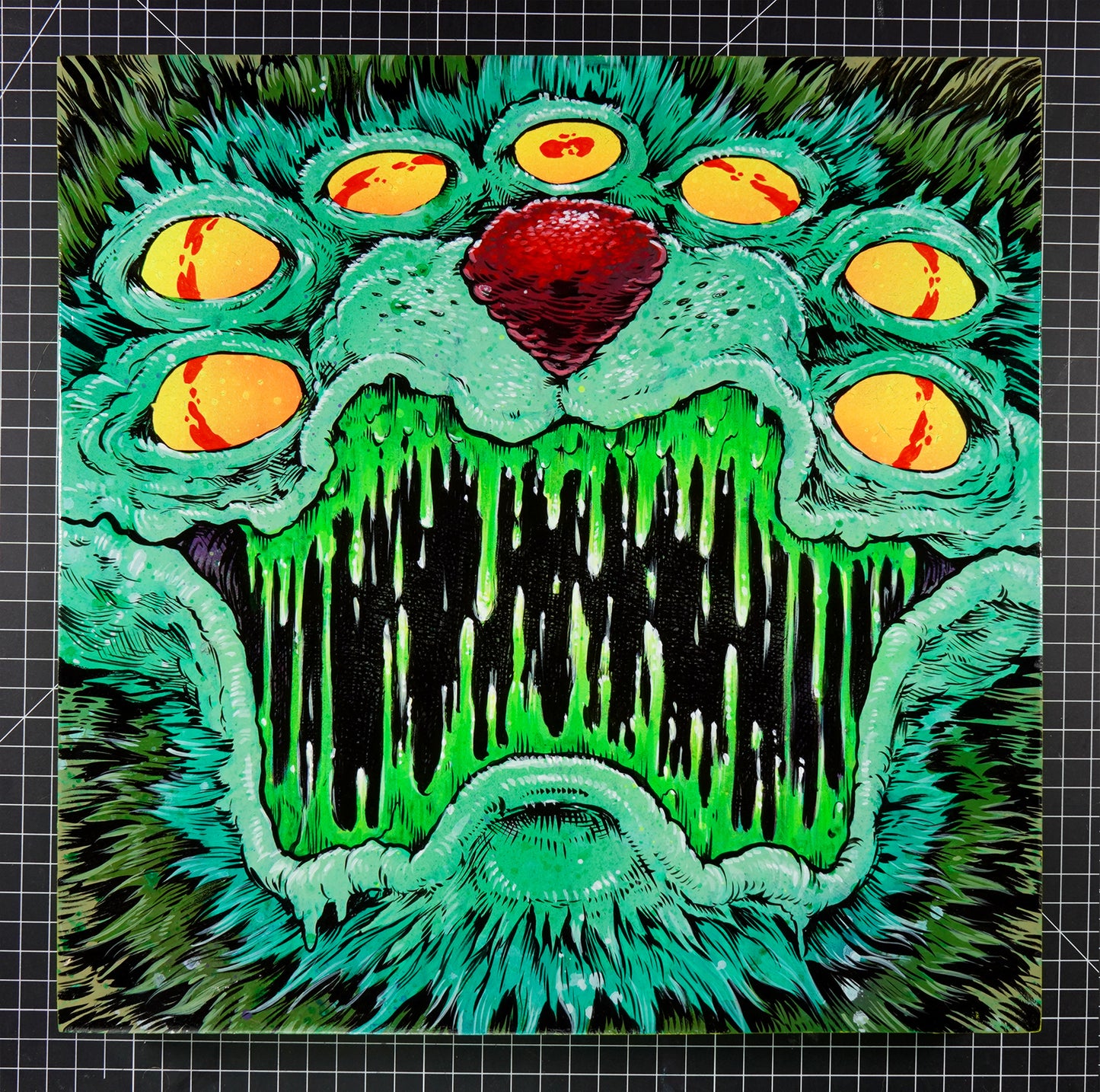 "Slime Smile" - Original Painting