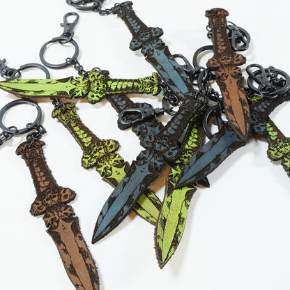 Ceremonial Dagger - Leather Keychain