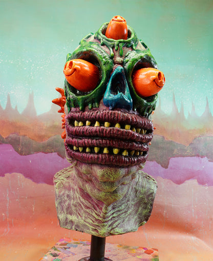 Slippery Grom - Smiley Eyes - Latex Mask
