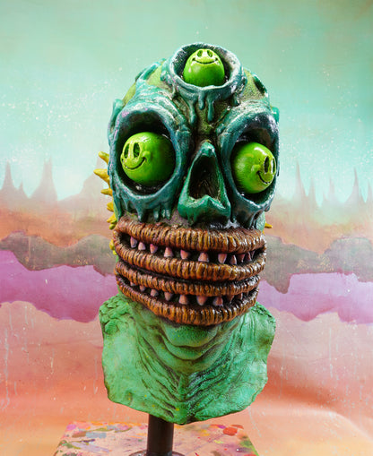 Slippery Grom - Smiley Eyes - Latex Mask