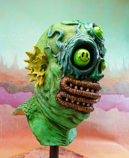 Slippery Grom - Smiley Eyes - Latex Mask
