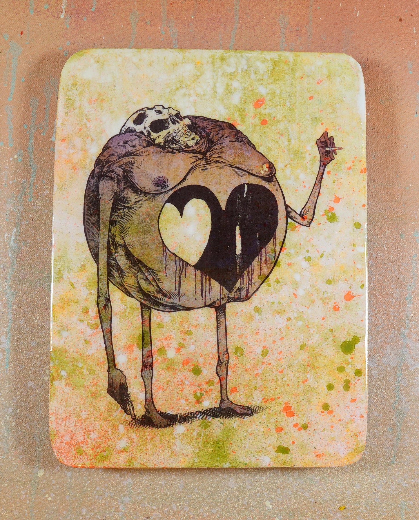 Round Love - Wood Transfer