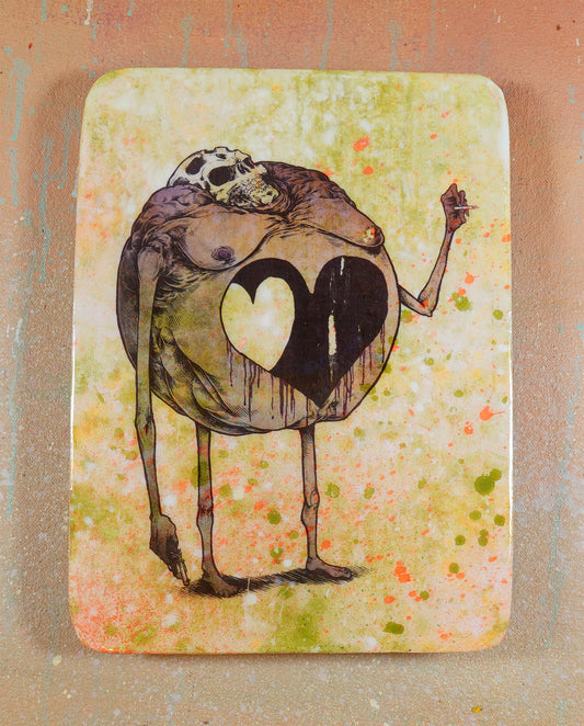Round Love - Wood Transfer
