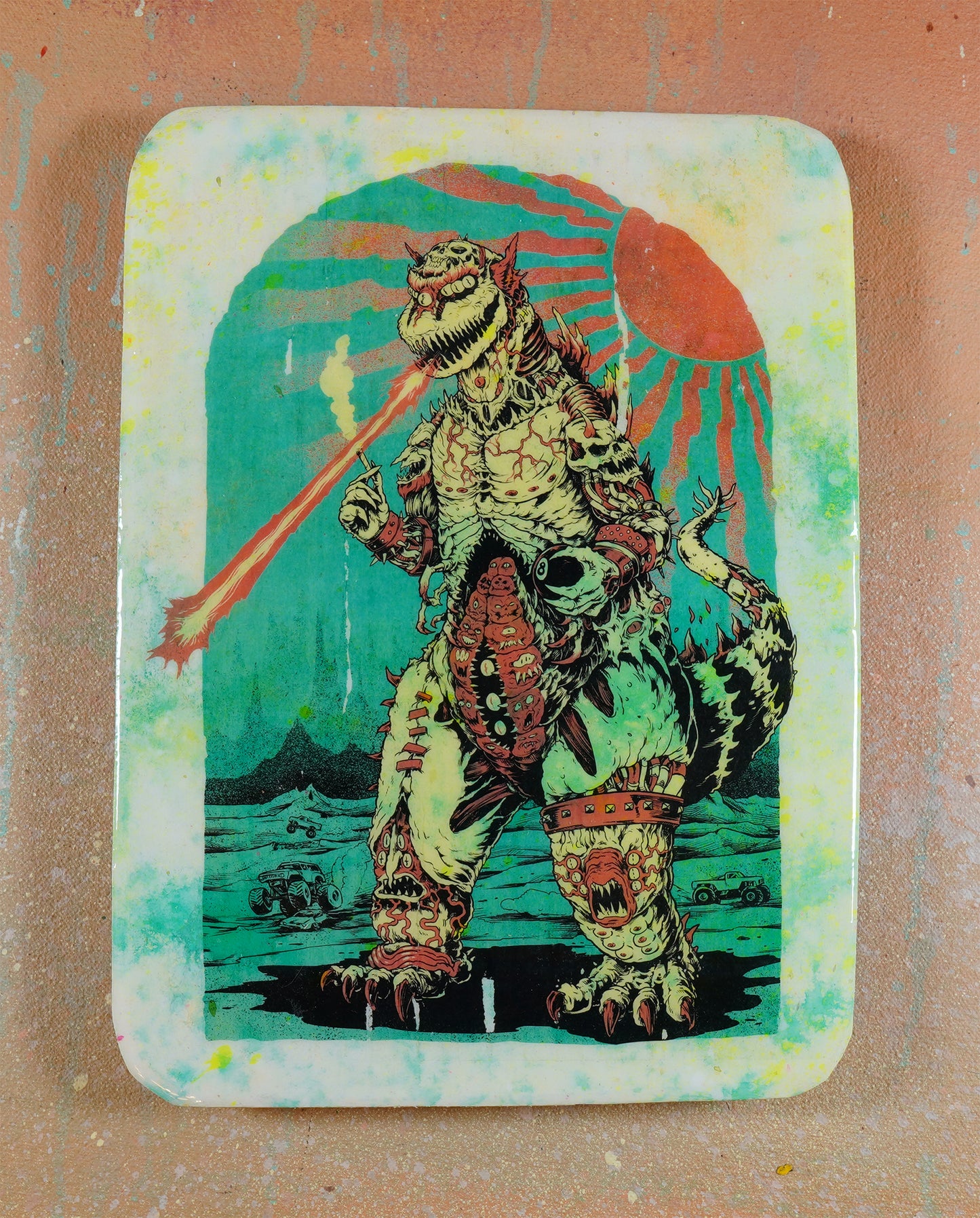 MUTATED KING - Wood Transfer