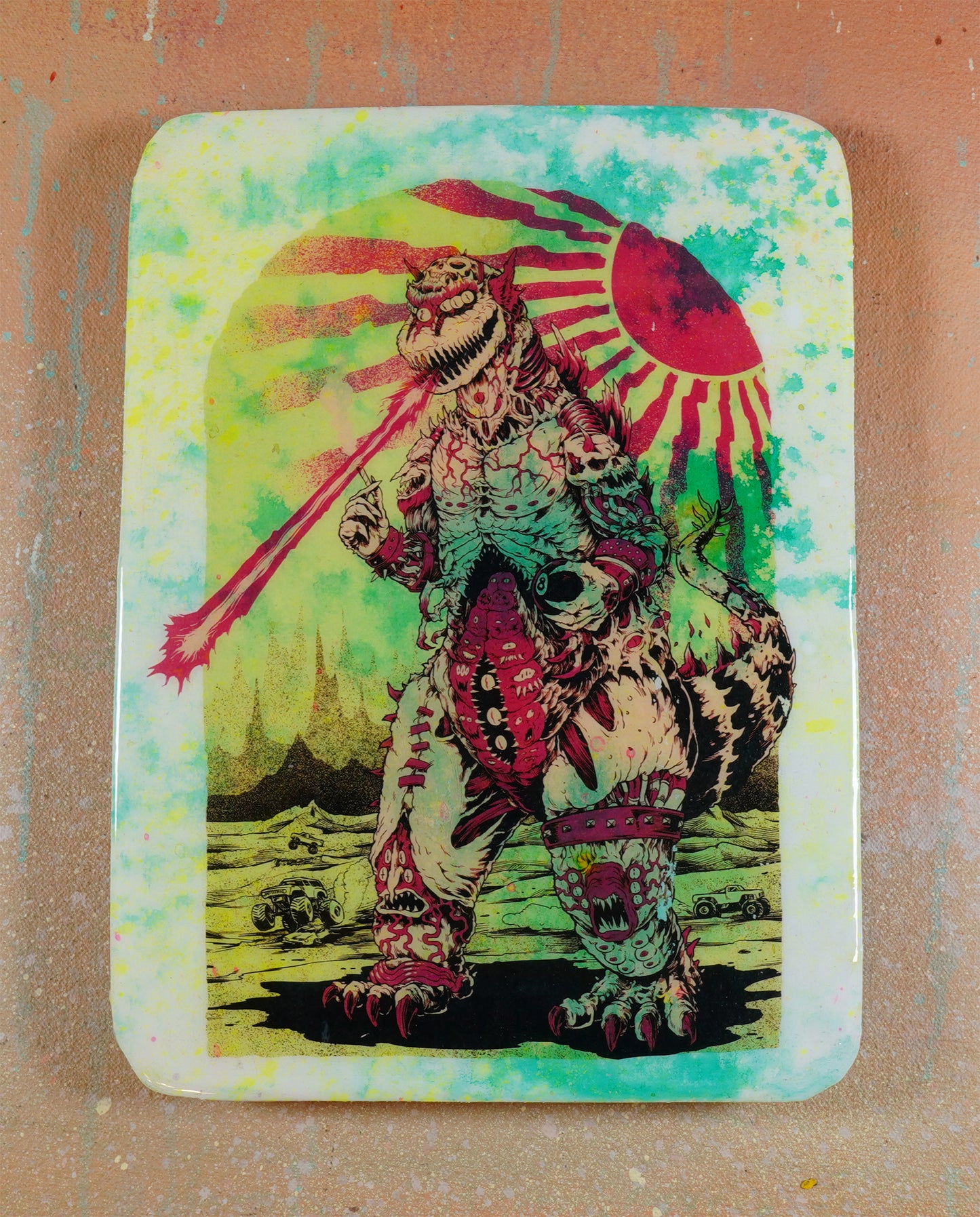 MUTATED KING - Wood Transfer