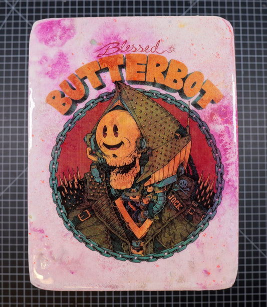 Blessed Butterbot - Wood Transfer