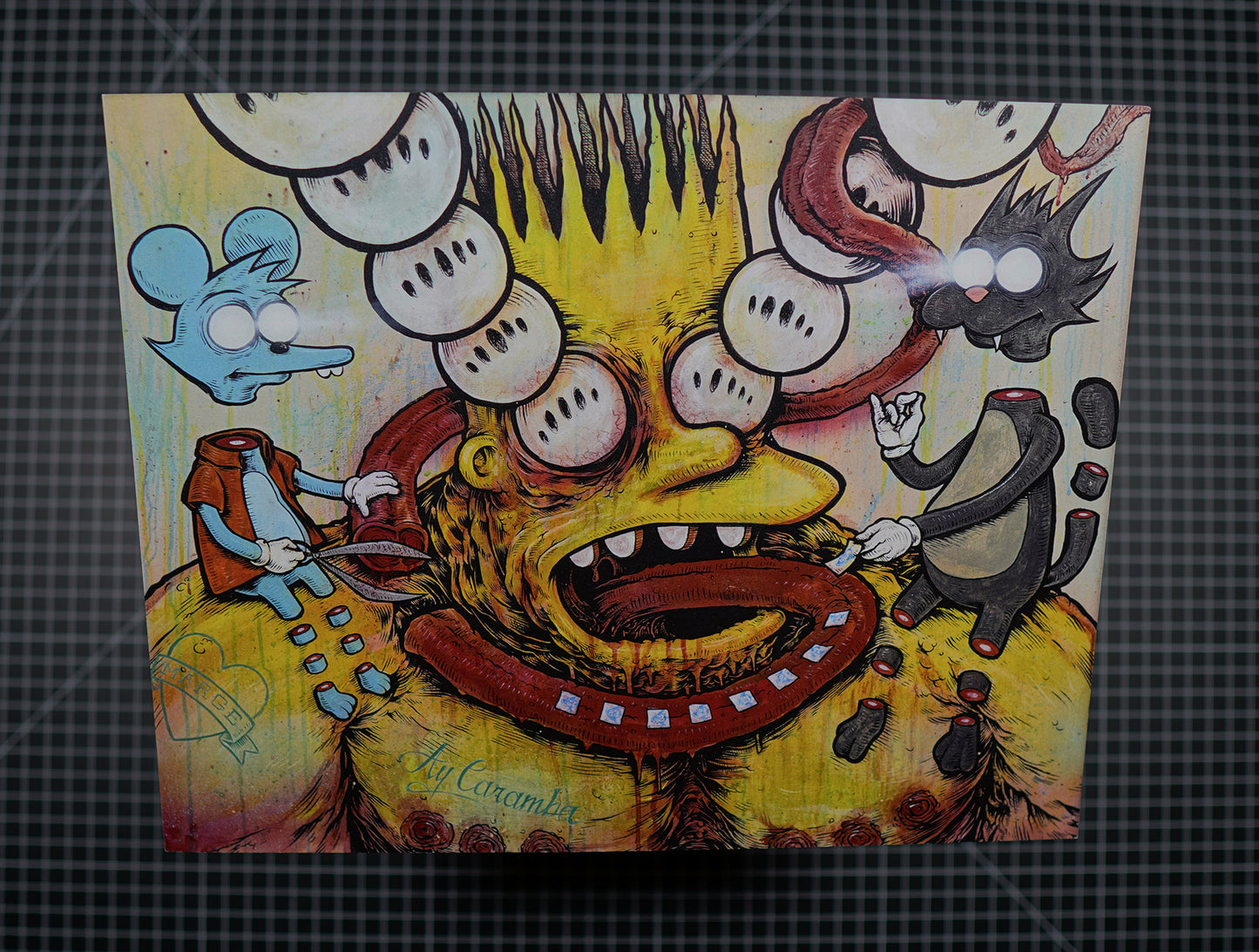 Bart Tripping Acid Print