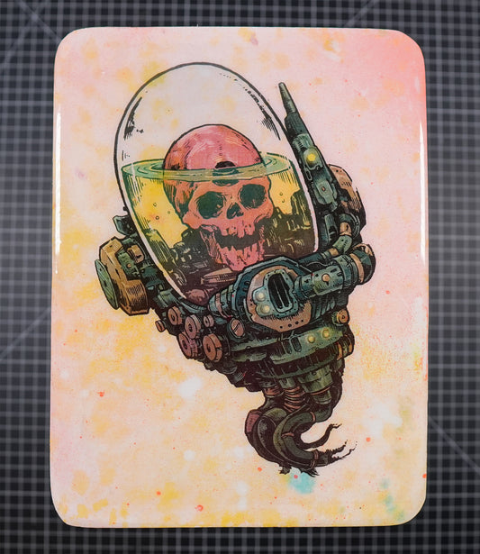 Skull Floater - Wood Transfer