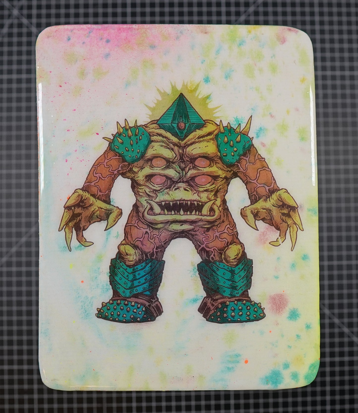 GALAXY FIGHTERS: The Crystal Goblin - Wood Transfer