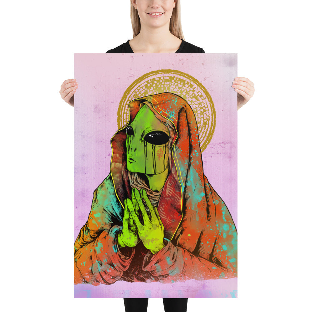 Alien Mary Print